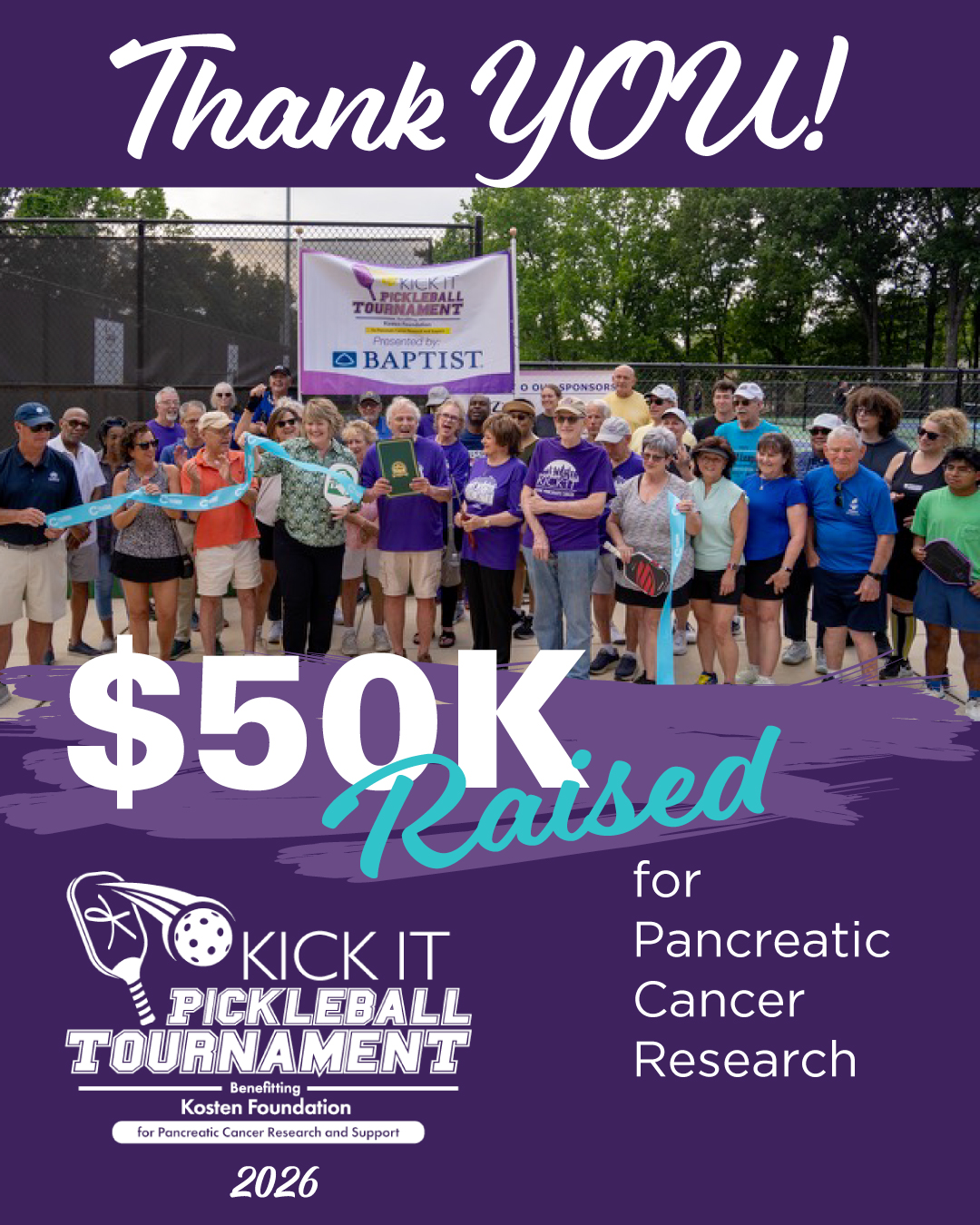 Kick It Pickleball Raises 50K-2026